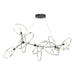 Hubbardton Forge - Six Light Pendant - Celesse - Black- Union Lighting Luminaires Decor
