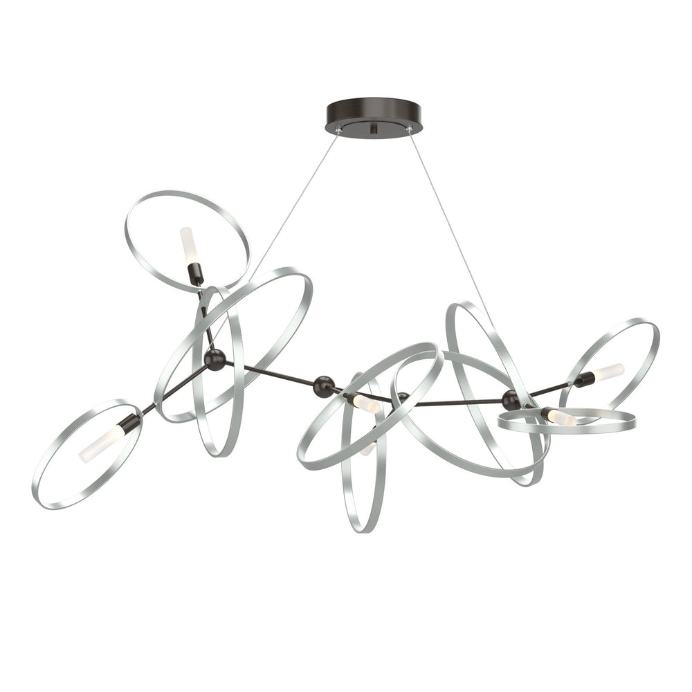 Hubbardton Forge - Six Light Pendant - Celesse - Oil Rubbed Bronze- Union Lighting Luminaires Decor