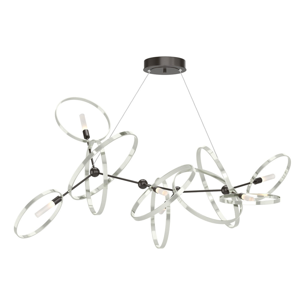 Hubbardton Forge - Six Light Pendant - Celesse - Oil Rubbed Bronze- Union Lighting Luminaires Decor