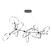 Hubbardton Forge - Six Light Pendant - Celesse - Natural Iron- Union Lighting Luminaires Decor