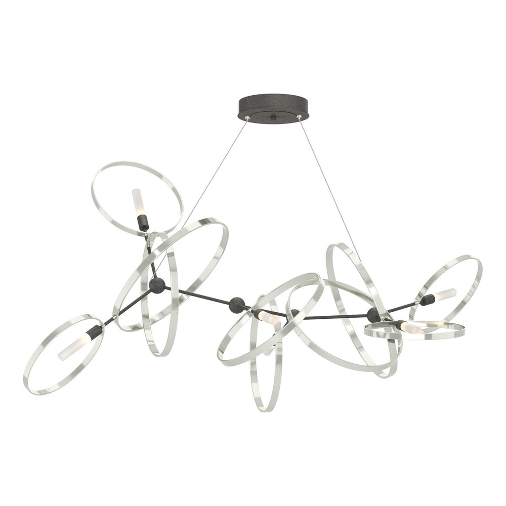 Hubbardton Forge - Six Light Pendant - Celesse - Natural Iron- Union Lighting Luminaires Decor
