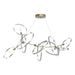 Hubbardton Forge - Six Light Pendant - Celesse - Soft Gold- Union Lighting Luminaires Decor