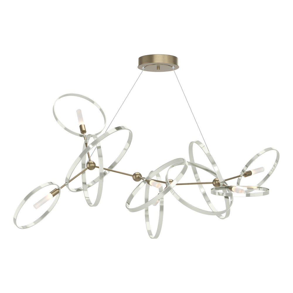 Hubbardton Forge - Six Light Pendant - Celesse - Soft Gold- Union Lighting Luminaires Decor