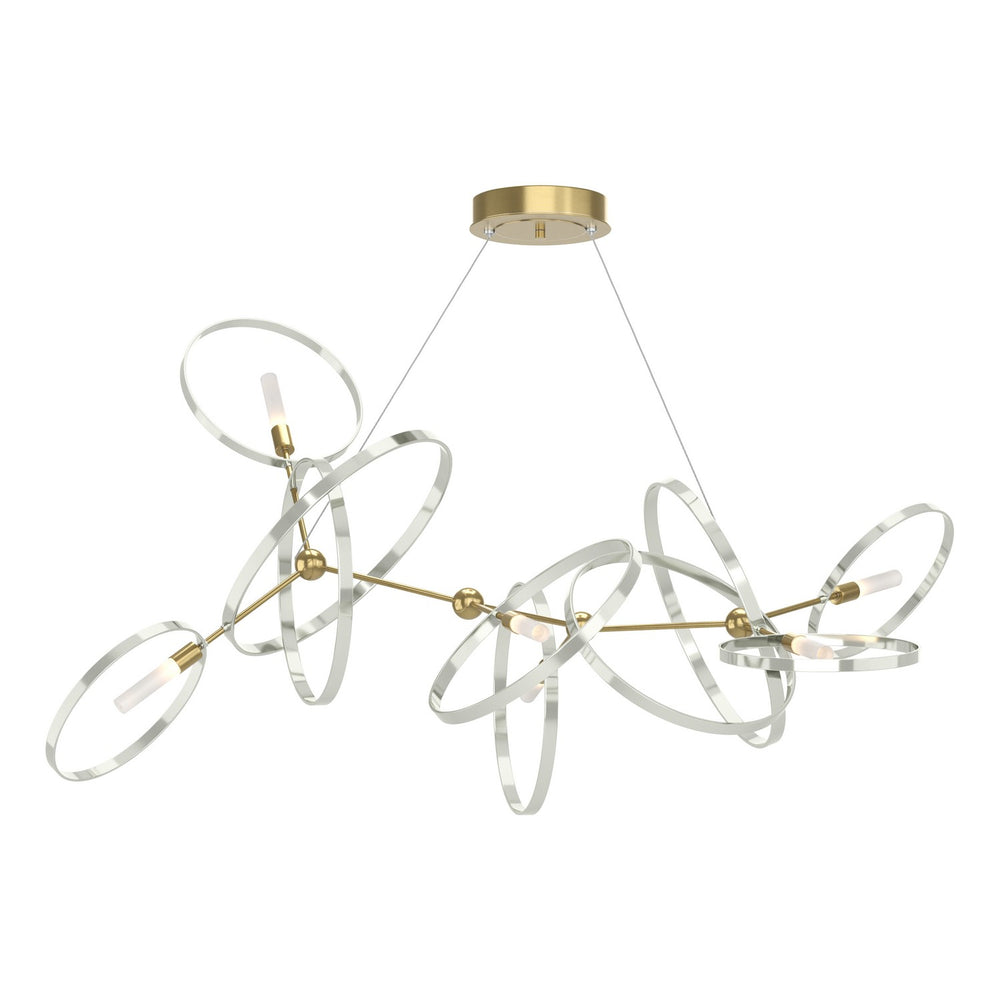 Hubbardton Forge - Six Light Pendant - Celesse - Modern Brass- Union Lighting Luminaires Decor