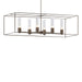Hubbardton Forge - Six Light Pendant - Portico - Bronze- Union Lighting Luminaires Decor