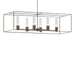 Hubbardton Forge - Six Light Pendant - Portico - Bronze- Union Lighting Luminaires Decor