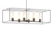 Hubbardton Forge - Six Light Pendant - Portico - Bronze- Union Lighting Luminaires Decor