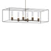 Hubbardton Forge - Six Light Pendant - Portico - Bronze- Union Lighting Luminaires Decor