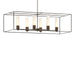 Hubbardton Forge - Six Light Pendant - Portico - Bronze- Union Lighting Luminaires Decor