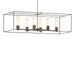 Hubbardton Forge - Six Light Pendant - Portico - Bronze- Union Lighting Luminaires Decor