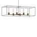 Hubbardton Forge - Six Light Pendant - Portico - Bronze- Union Lighting Luminaires Decor