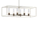Hubbardton Forge - Six Light Pendant - Portico - Bronze- Union Lighting Luminaires Decor