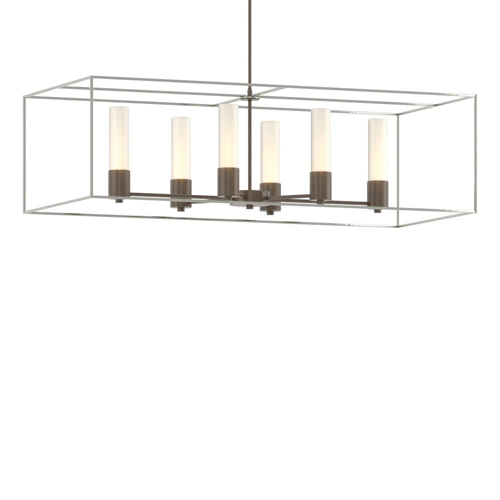Hubbardton Forge - Six Light Pendant - Portico - Bronze- Union Lighting Luminaires Decor