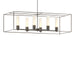Hubbardton Forge - Six Light Pendant - Portico - Dark Smoke- Union Lighting Luminaires Decor
