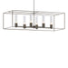 Hubbardton Forge - Six Light Pendant - Portico - Dark Smoke- Union Lighting Luminaires Decor