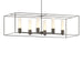 Hubbardton Forge - Six Light Pendant - Portico - Dark Smoke- Union Lighting Luminaires Decor