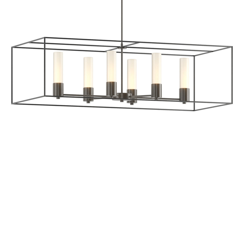 Hubbardton Forge - Six Light Pendant - Portico - Dark Smoke- Union Lighting Luminaires Decor