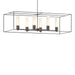 Hubbardton Forge - Six Light Pendant - Portico - Dark Smoke- Union Lighting Luminaires Decor