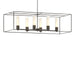Hubbardton Forge - Six Light Pendant - Portico - Dark Smoke- Union Lighting Luminaires Decor