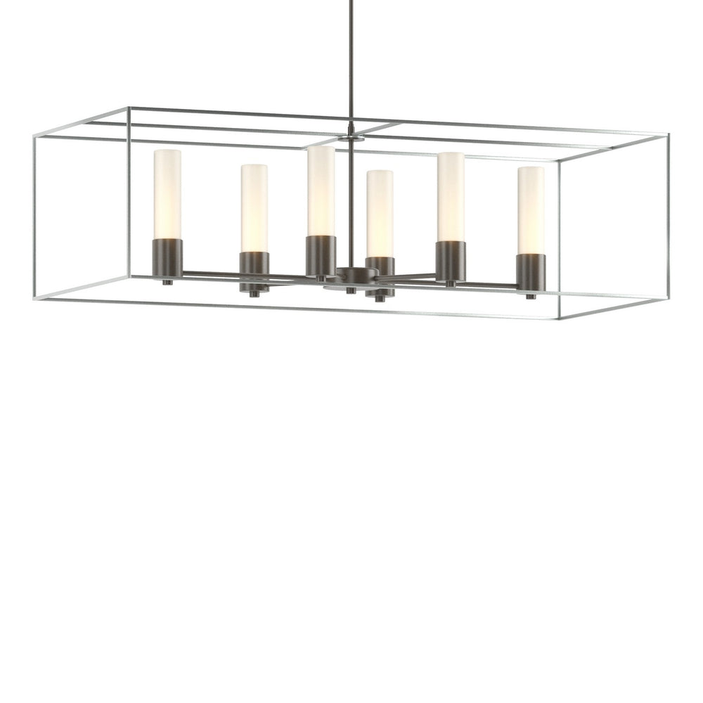 Hubbardton Forge - Six Light Pendant - Portico - Dark Smoke- Union Lighting Luminaires Decor