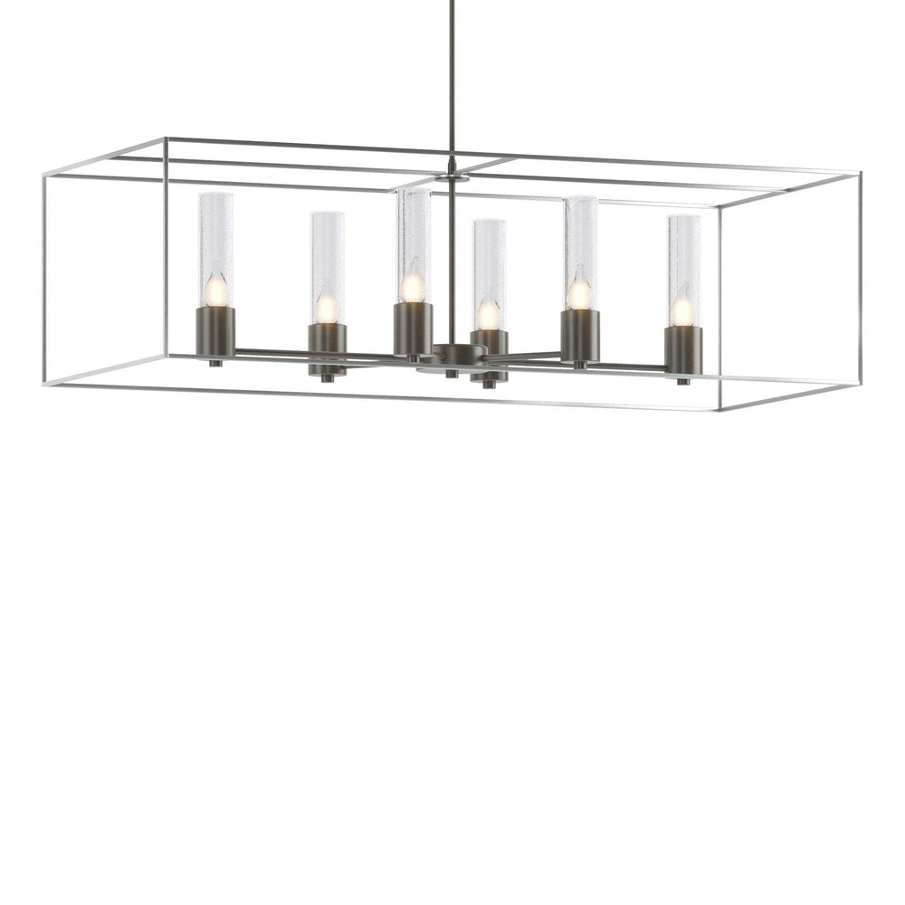 Hubbardton Forge - Six Light Pendant - Portico - Dark Smoke- Union Lighting Luminaires Decor