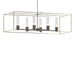 Hubbardton Forge - Six Light Pendant - Portico - Dark Smoke- Union Lighting Luminaires Decor