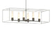 Hubbardton Forge - Six Light Pendant - Portico - Dark Smoke- Union Lighting Luminaires Decor