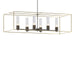 Hubbardton Forge - Six Light Pendant - Portico - Dark Smoke- Union Lighting Luminaires Decor