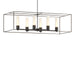 Hubbardton Forge - Six Light Pendant - Portico - Black- Union Lighting Luminaires Decor