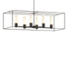 Hubbardton Forge - Six Light Pendant - Portico - Black- Union Lighting Luminaires Decor