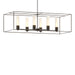 Hubbardton Forge - Six Light Pendant - Portico - Oil Rubbed Bronze- Union Lighting Luminaires Decor