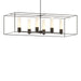 Hubbardton Forge - Six Light Pendant - Portico - Oil Rubbed Bronze- Union Lighting Luminaires Decor