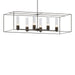 Hubbardton Forge - Six Light Pendant - Portico - Oil Rubbed Bronze- Union Lighting Luminaires Decor