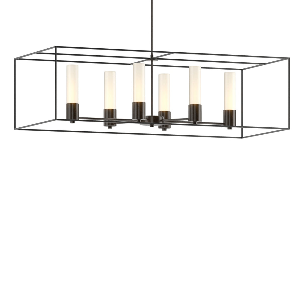 Hubbardton Forge - Six Light Pendant - Portico - Oil Rubbed Bronze- Union Lighting Luminaires Decor