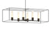 Hubbardton Forge - Six Light Pendant - Portico - Oil Rubbed Bronze- Union Lighting Luminaires Decor