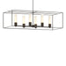 Hubbardton Forge - Six Light Pendant - Portico - Oil Rubbed Bronze- Union Lighting Luminaires Decor