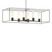 Hubbardton Forge - Six Light Pendant - Portico - Oil Rubbed Bronze- Union Lighting Luminaires Decor