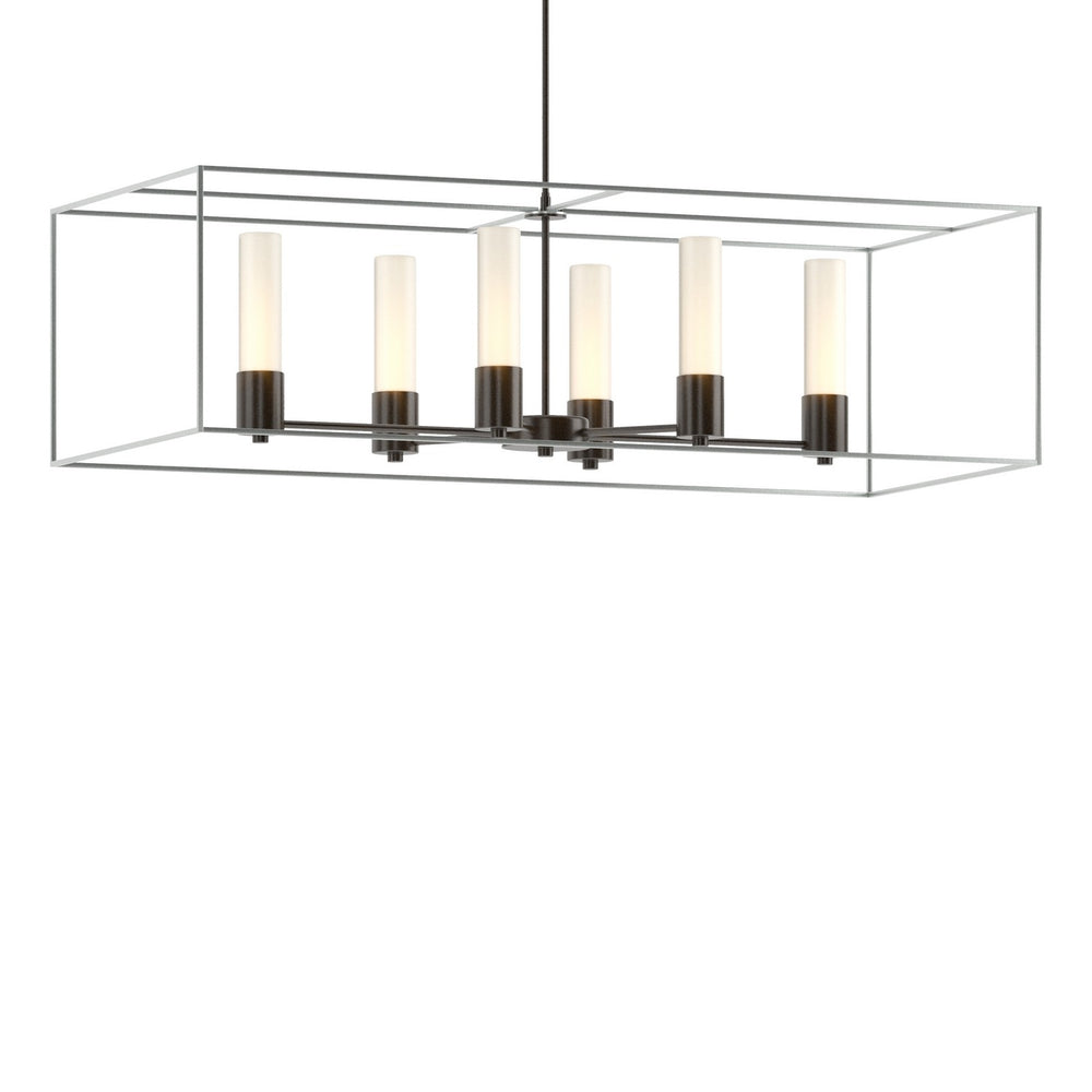 Hubbardton Forge - Six Light Pendant - Portico - Oil Rubbed Bronze- Union Lighting Luminaires Decor