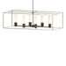Hubbardton Forge - Six Light Pendant - Portico - Oil Rubbed Bronze- Union Lighting Luminaires Decor