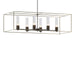Hubbardton Forge - Six Light Pendant - Portico - Oil Rubbed Bronze- Union Lighting Luminaires Decor