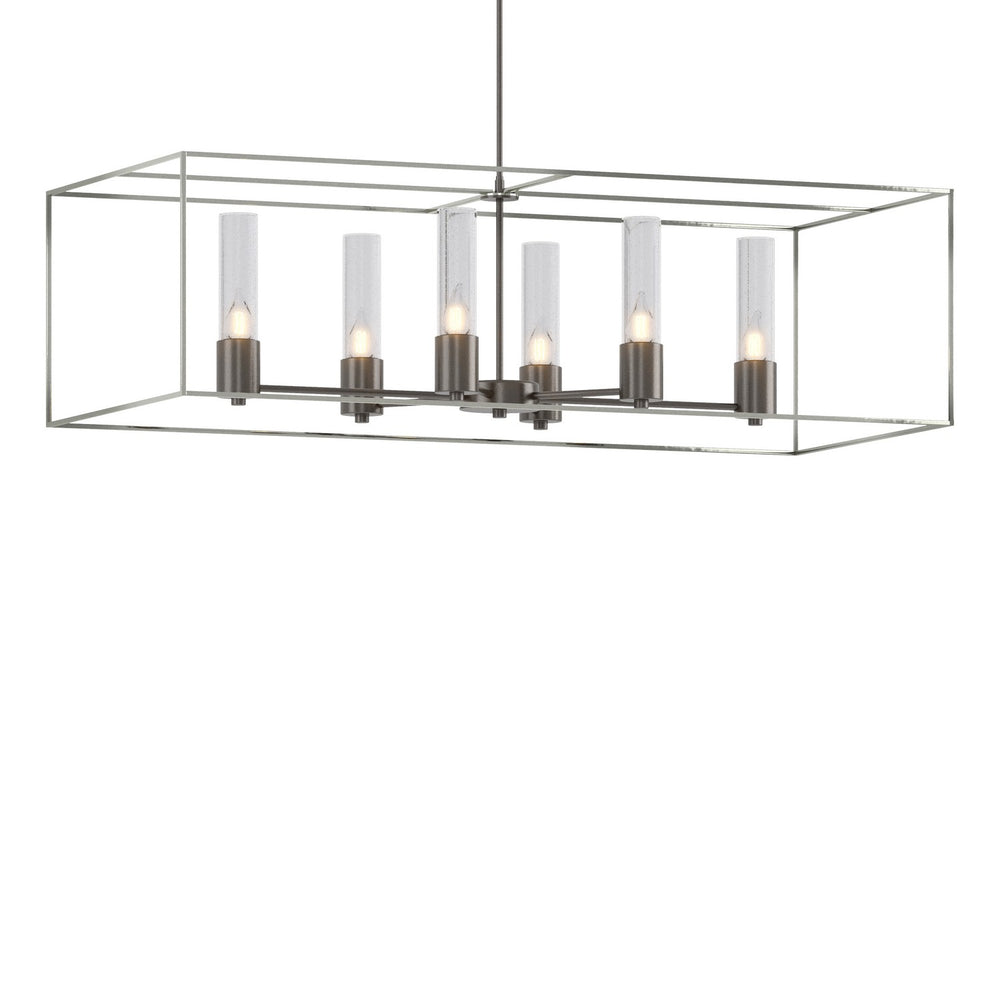 Hubbardton Forge - Six Light Pendant - Portico - Oil Rubbed Bronze- Union Lighting Luminaires Decor