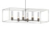 Hubbardton Forge - Six Light Pendant - Portico - Oil Rubbed Bronze- Union Lighting Luminaires Decor