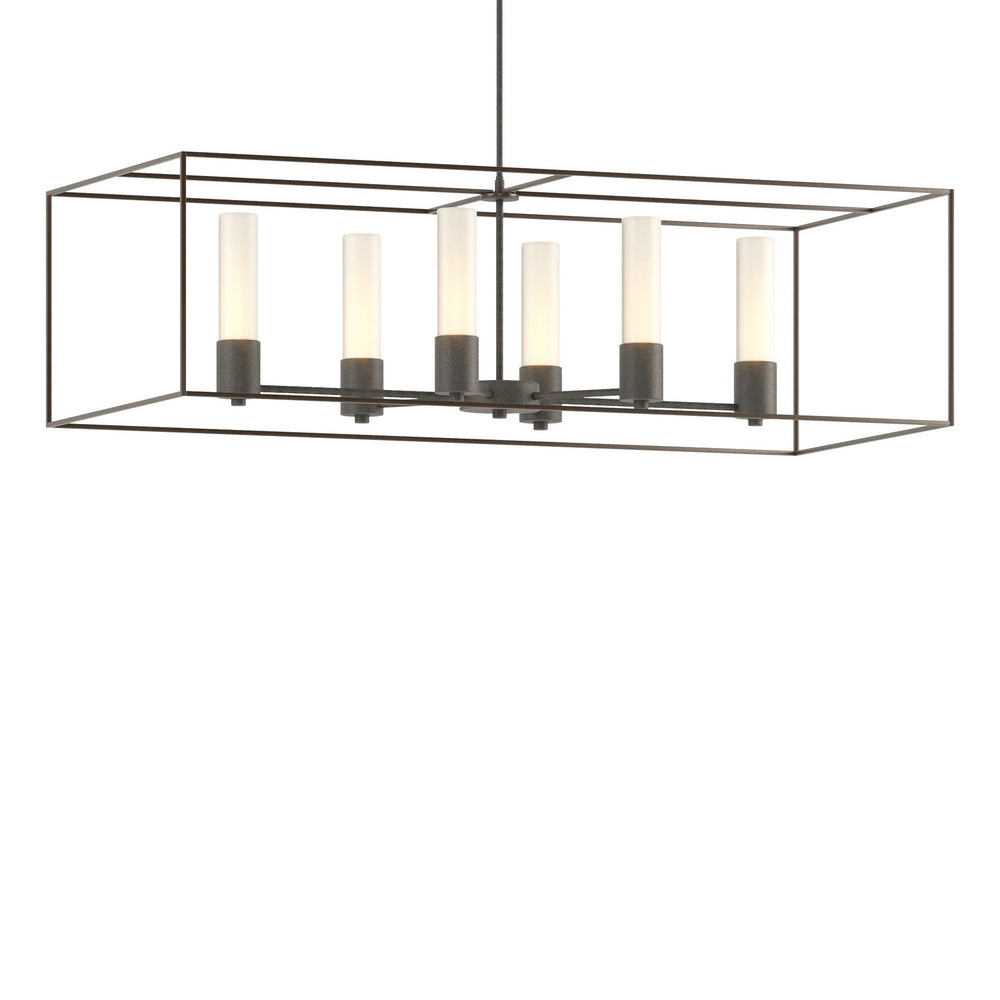 Hubbardton Forge - Six Light Pendant - Portico - Natural Iron- Union Lighting Luminaires Decor