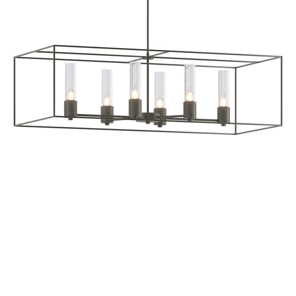 Hubbardton Forge - Six Light Pendant - Portico - Natural Iron- Union Lighting Luminaires Decor