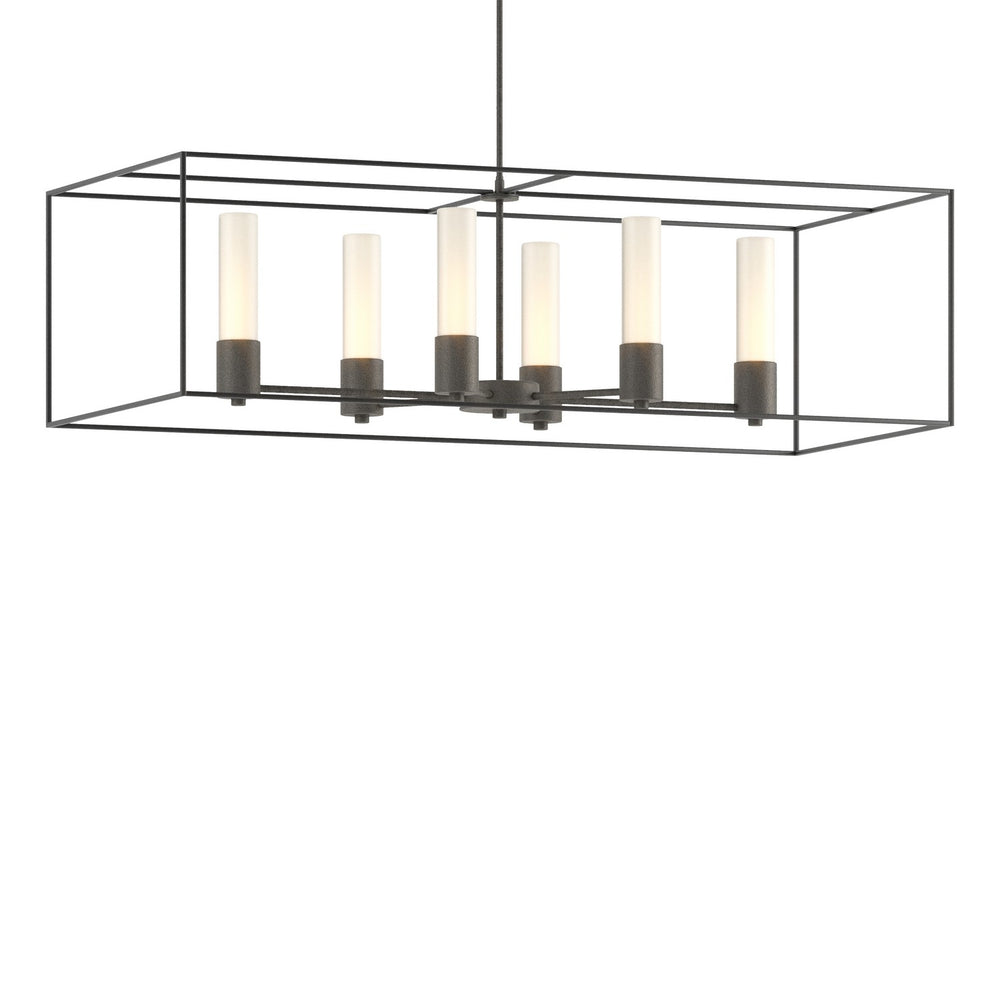 Hubbardton Forge - Six Light Pendant - Portico - Natural Iron- Union Lighting Luminaires Decor