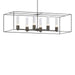 Hubbardton Forge - Six Light Pendant - Portico - Natural Iron- Union Lighting Luminaires Decor