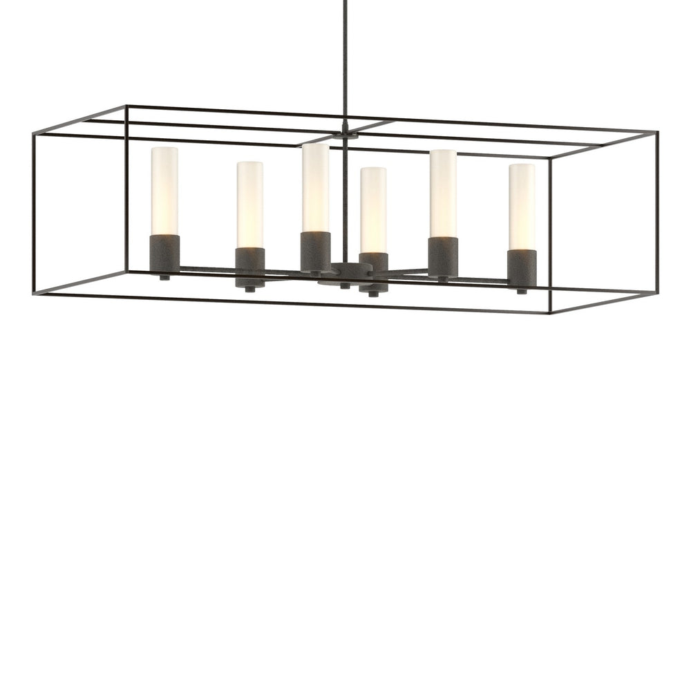 Hubbardton Forge - Six Light Pendant - Portico - Natural Iron- Union Lighting Luminaires Decor