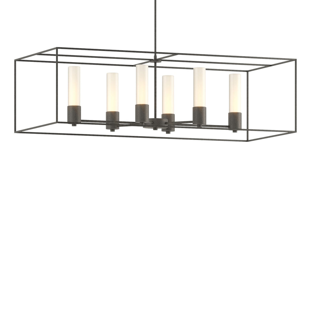 Hubbardton Forge - Six Light Pendant - Portico - Natural Iron- Union Lighting Luminaires Decor