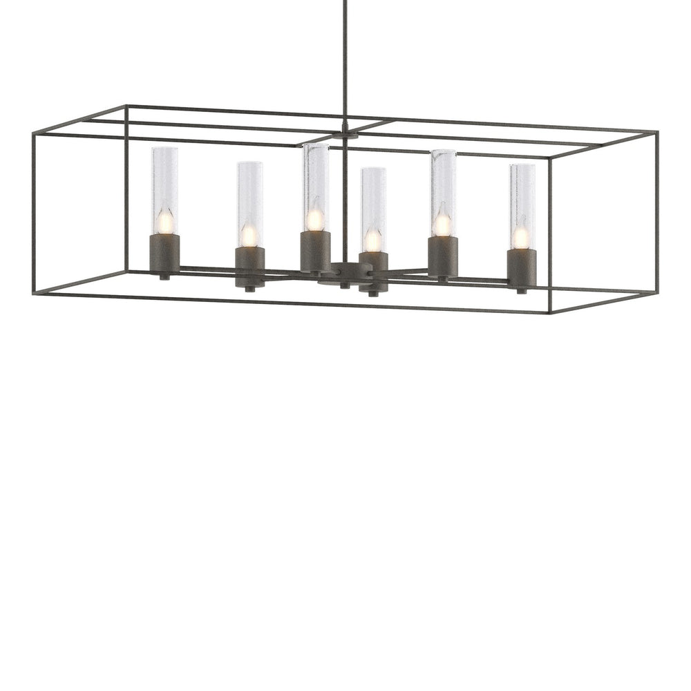 Hubbardton Forge - Six Light Pendant - Portico - Natural Iron- Union Lighting Luminaires Decor