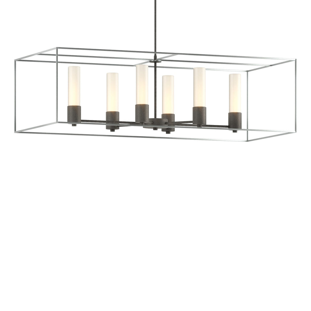 Hubbardton Forge - Six Light Pendant - Portico - Natural Iron- Union Lighting Luminaires Decor